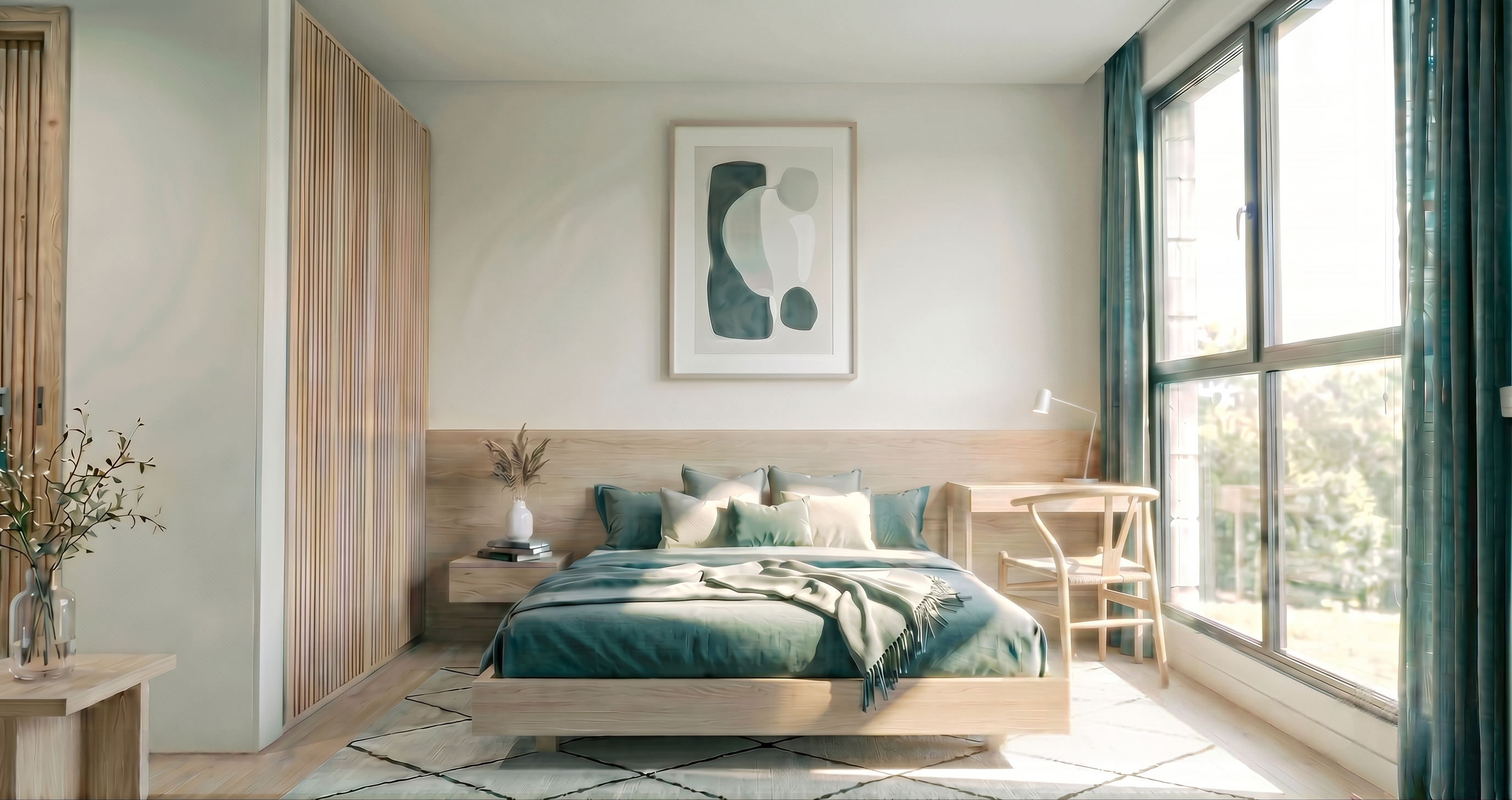 The Fern bedroom styling update